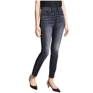3x1 NYC W3 Straight Authentic Stretch Jeans Lia Wash / Black Gray